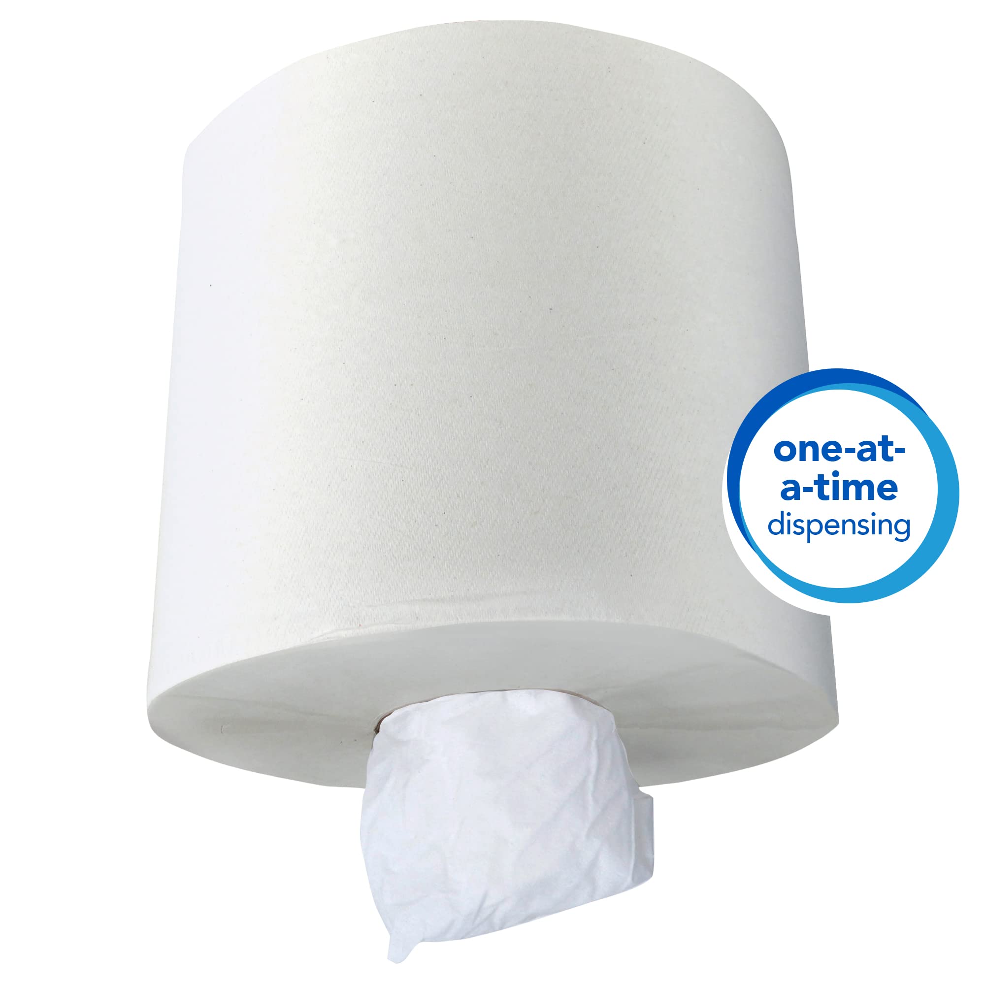 Scott Professional Essential Center-Pull Paper Towels, Bulk (01032), Fast-Drying Absorbency Pockets, White, Perforated (700 Sheets/Roll, 6 Rolls/Case