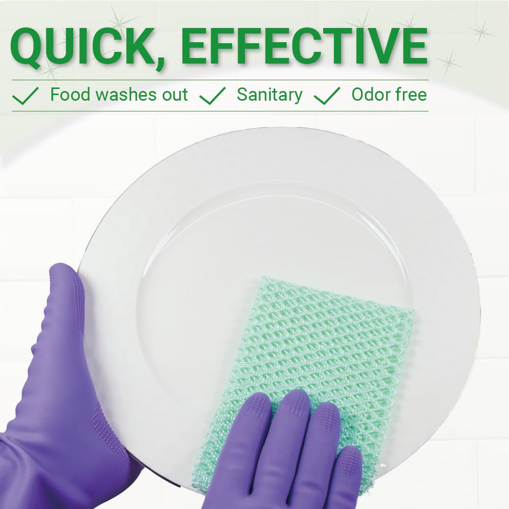 Olivia tree 5PCS Innovative Dish Washing Net Cloths,Scourer, Quick Dry,Perfect Scrubber for Washing Dishes 11" by 11"