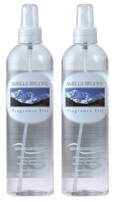 SMELLS BEGONE Air Freshener Spray - 12 oz, Pack of 2 - Odor Eliminator - Eliminates Odors from Smoke, Trash Cans, Cars, Pets & Boats - Fragrance Free