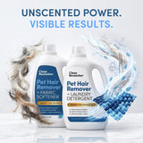 Clean Revolution Pet Hair Remover for Laundry 2-Pack - Dog & Cat Hair Remover Laundry System, Enzyme Laundry Detergent & Fabric Softener, Odor
