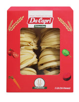Da Capri Traditional Fettuccine (Pack Of 2) | Artisanal Homemade Pasta | 16 Oz Vegan & Healthy | 100% Natural & Plant-Based | Easy to make & Fast