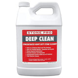 Stone Pro Deep Clean NON-Acidic Alkaline Cleaner Concentrate For Cleaning Polished, Honed, Flamed or Tumbled Marble, Travertine, Grout, Granite