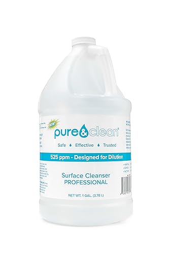 PURE & CLEAN Multi Surface Cleaner Hypochlorous Acid Cleaning Solution Powerful HOCl for Use On Most Any Surface All Purpose Cleaner Hospital Grade