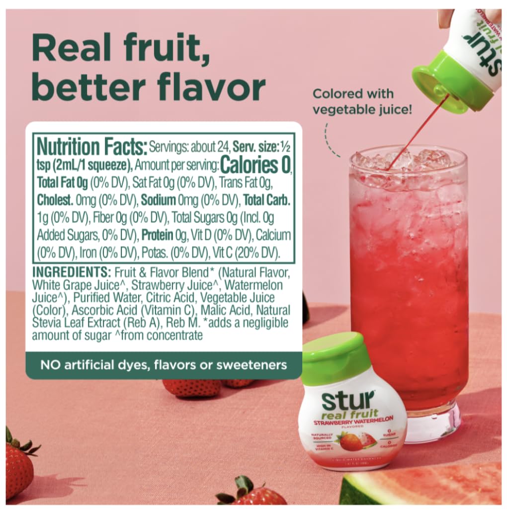 Stur Liquid Water Enhancer | Classic Variety Pack | Naturally Sweetened | High in Vitamin C & Antioxidants | Sugar Free | Zero Calories | Keto | Vegan