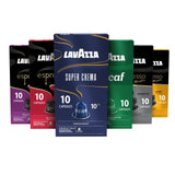 Lavazza Espresso Favorites Collection of Aluminum Capsules Compatible with Nespresso* Original Machines, Contains Light, Medium, and Dark Espresso