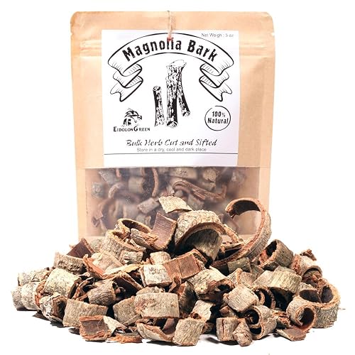 EidolonGreen [China Medicinal Herb] Premium Magnolia Bark (Houpu/??) - Dried Chinese Medicinal Herb, 3 oz (88g) - Natural Bulk Herbal Ingredient