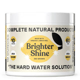 Brighter Shine Dish Washer Cleaner Powder - 60 Uses All-Natural Lemon Citric Acid Dishwasher Cleaner Additive, Hard Water Spot Remover, Odor