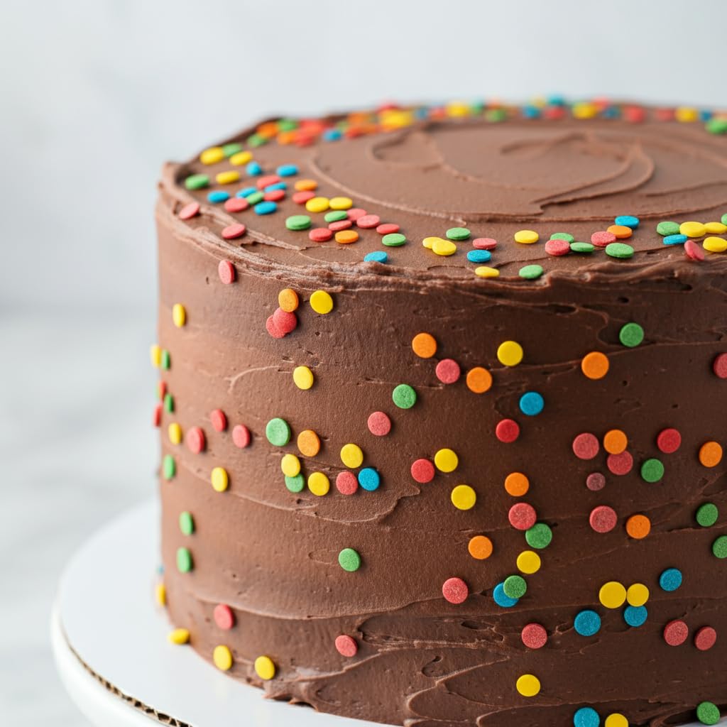 Bakerpan Quins Rainbow Sprinkles for Cake Decorating - 5.87 Ounces - Crunchy Rainbow Edible Confetti Sprinkles for Cupcakes, Ice Cream, Cookies, Cakes