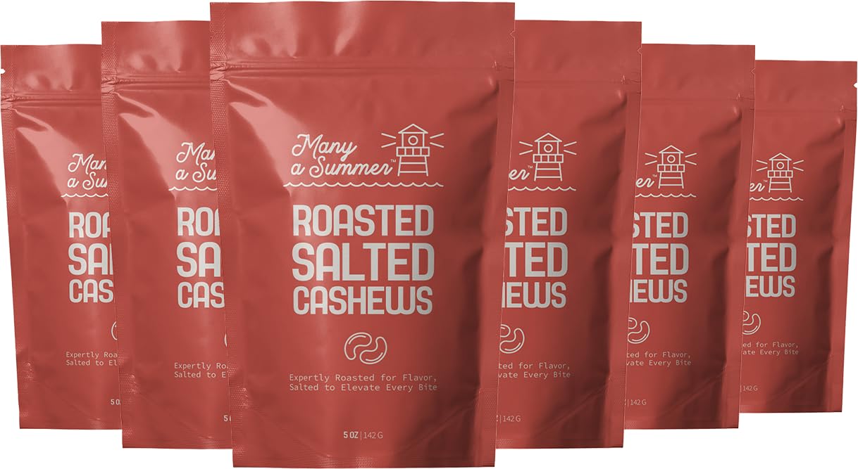 Many a Summer Roasted Salted Cashews - 5oz Resealable Pouch