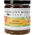 Terrapin Ridge Farms Mango Habanero Gourmet Jam - Sweet Mango & Fiery Habanero Blend - Perfect as a Glaze for Meats, Appetizers, and More - 10.5 oz