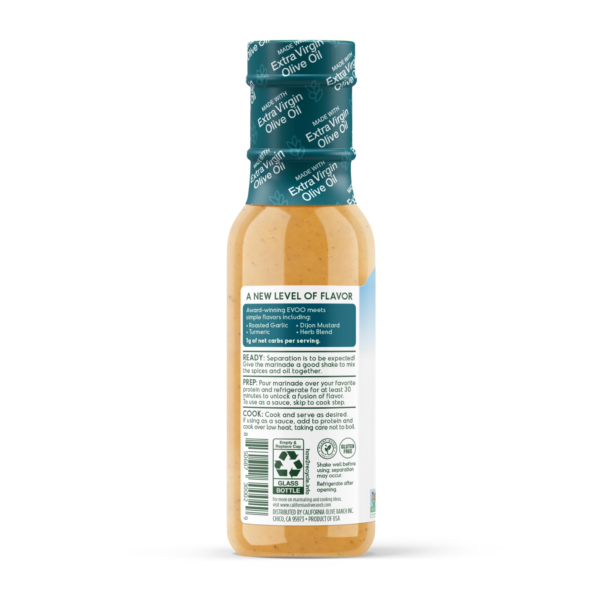 California Olive Ranch Roasted Garlic Dijon & Rosemary Marinade & Sauce, 8 FZ