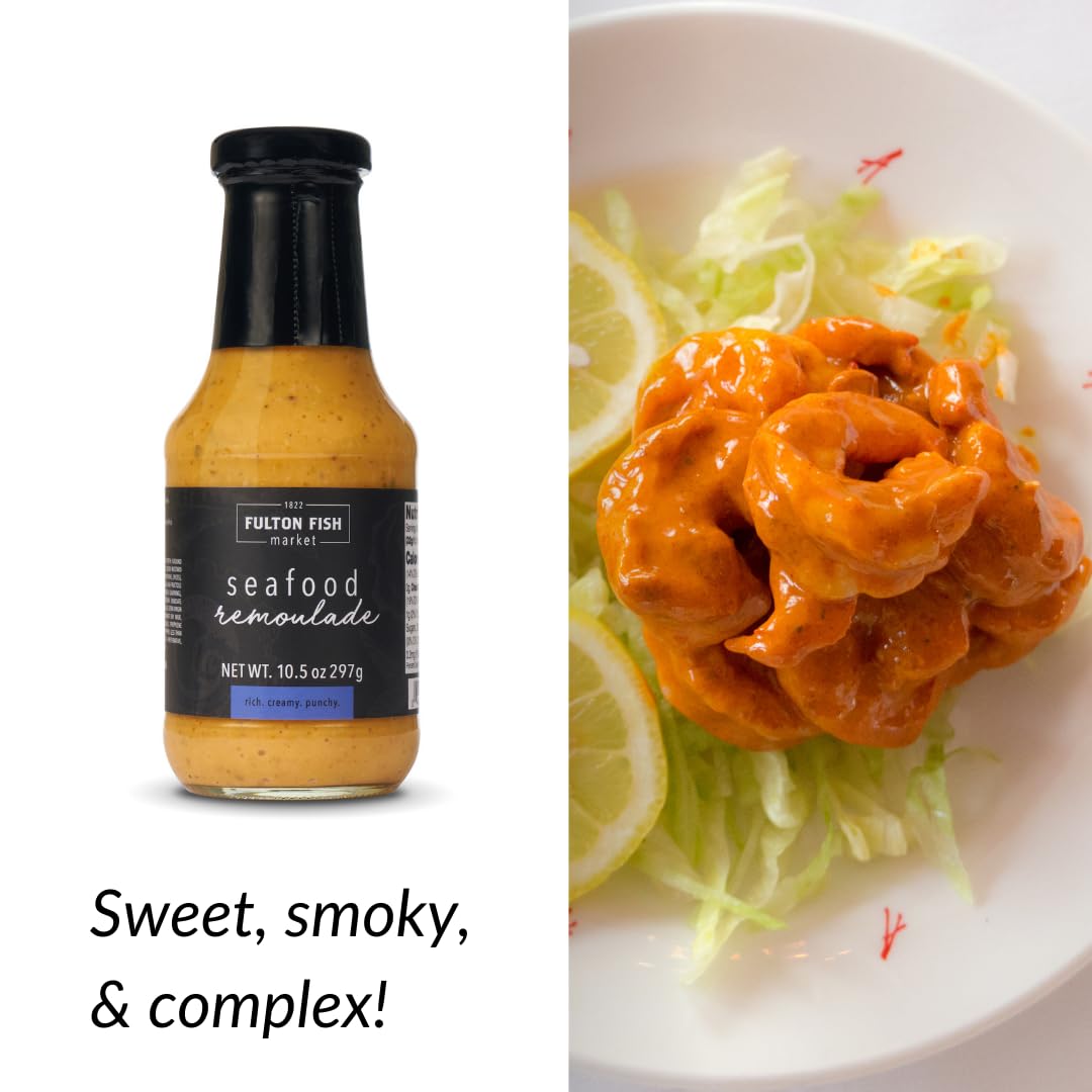 Fulton Fish Market Seafood Remoulade, Cajun Dipping Sauce, 10.5 oz