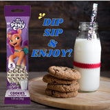 My Little Pony Magically Flavored Dip & Sip Milk Straws - Cookies, 12-Pack Bundle (60 Count) | Fun Magic Straws for Kids, Drinks & Cereal | Sweet