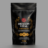 Dragon Vital Herbal Tea with Ginseng & Maca - Natural Energy Support | Caffeine-Free Botanical Blend for Vitality & Active Living | All natural