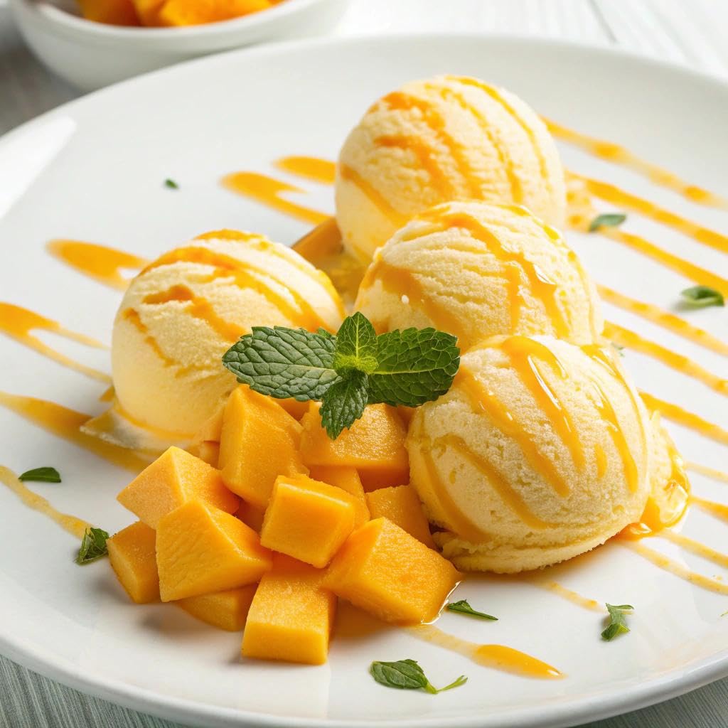 Haagen-Dazs Ice Cream, Mango, 14 oz (Frozen)