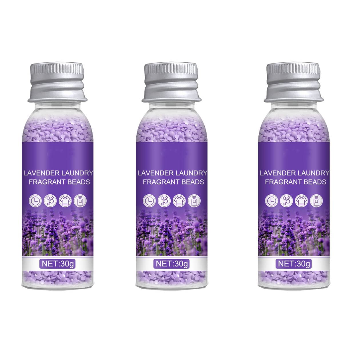 Lavender Laundry Beads, Scent Booster Beads, for Washer for Home Bathroom Long-Lasting Fresh Clean Great Smelling Clothes