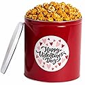 Uncle Myron's Valentine’s Day Gift Popcorn Tin - Caramel Popcorn - 24 oz Caramel Popcorn (Valentine’s Day Gift)