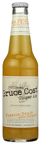 Bruce Cost, Ginger Ale Passion Fruit, 12 Fl Oz