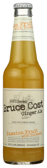 Bruce Cost, Ginger Ale Passion Fruit, 12 Fl Oz