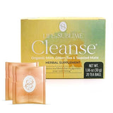 Life by Sublime - Cleanse USDA Organic Mint Green Tea & Yerba Mate, 20 Tea Bags, Naturally Caffeinated Detox Tea, Supports Digestive and Immune