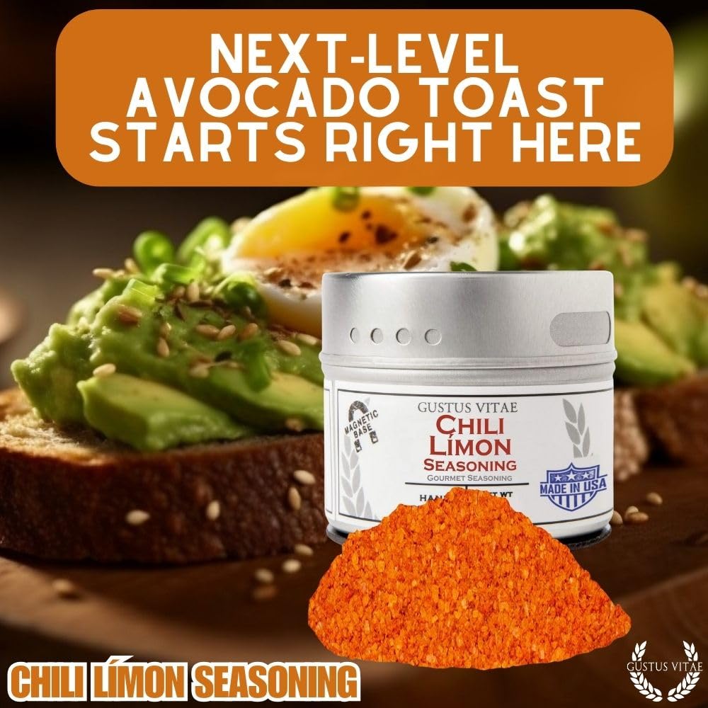 Gustus Vitae | Chili Límon | All Natural Small Batch Gourmet Seasoning