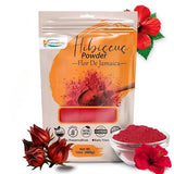 Hibiscus Powder for Hair & Face (Gudhal) - 100% Pure Hibiscus Sabdariffa Powder, Supports Fuller-Looking Hair & Fresh-Looking Skin | Non-GMO