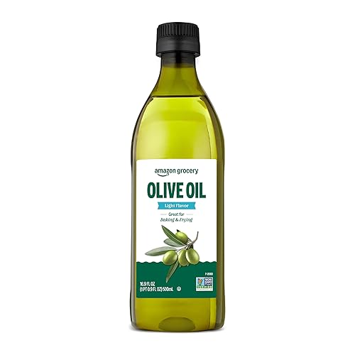 Amazon Grocery, Olive Oil, Light Flavor, 16.9 Fl Oz