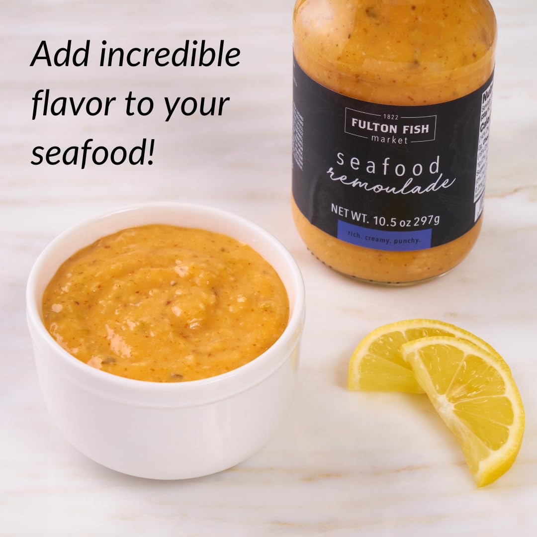 Fulton Fish Market Seafood Remoulade, Cajun Dipping Sauce, 10.5 oz