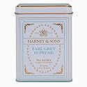 HARNEY & SONS, TEA, EARL GREY SUPREME TIN, Pack of 4, Size 20 CT - No Artificial Ingredients