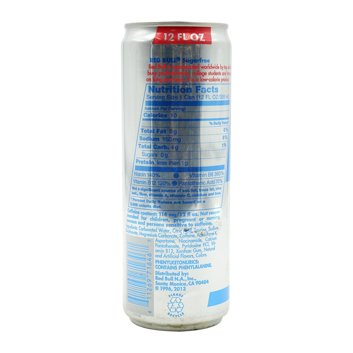 Redbull, Sugarfree Energy Drink, 1 Ounce(oz)