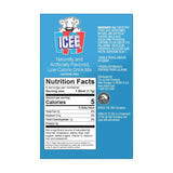 ICEE Blue Raspberry Singles To Go - Pack of 3 - Powdered Drink Mix - Zero Sugar - 6 Sticks Per Box - 18 Servings
