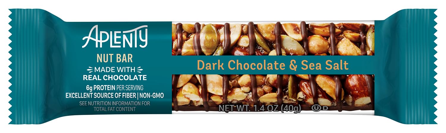 Aplenty Dark Chocolate and Sea Salt Nut Bar