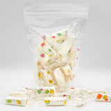 JUJUBE NOUGAT Candy 1 lb - with Jelly Fruit Pieces, Anti Melt Pack, Individually Wrapped, Gluten Free, Bulk Soft Candies in Resealable Bag