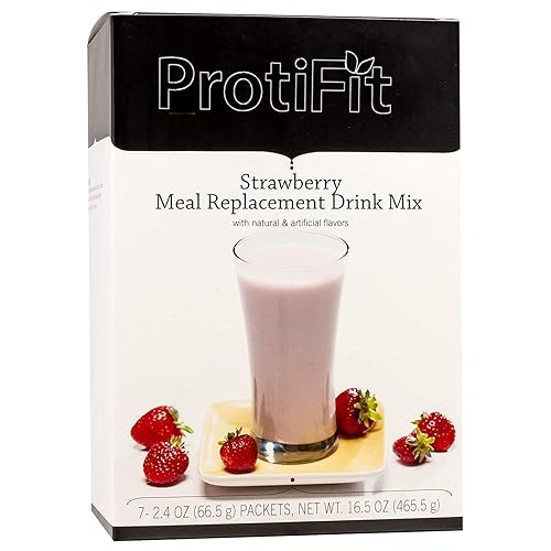 PROTIFIT - Very High Protein Meal Replacement Drink Mix, 35g Protein, Low Calorie, Low Fat, Essential Vitamins and Minerals, Ideal Protein Compatible