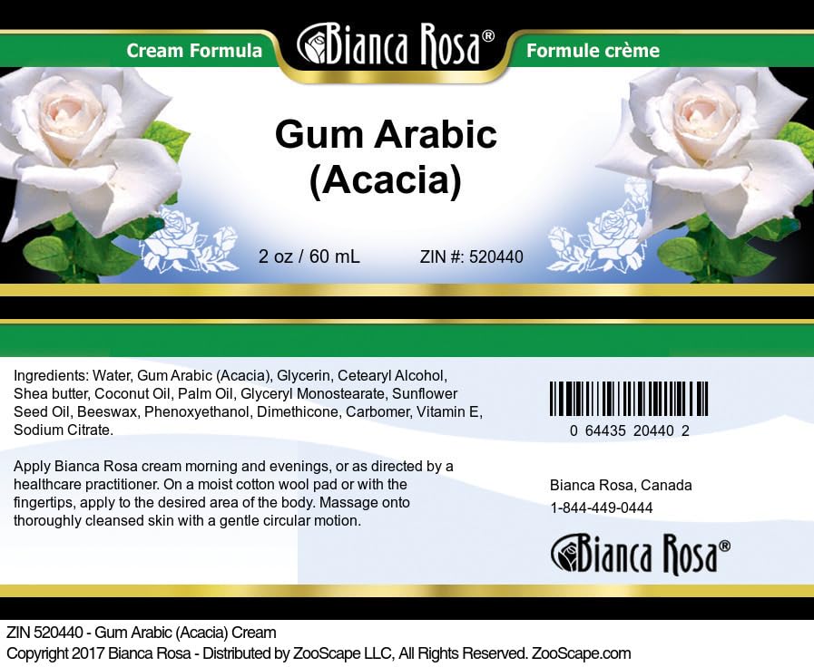 Gum Arabic (Acacia) Cream (2 oz, ZIN: 520440) - 2 Pack