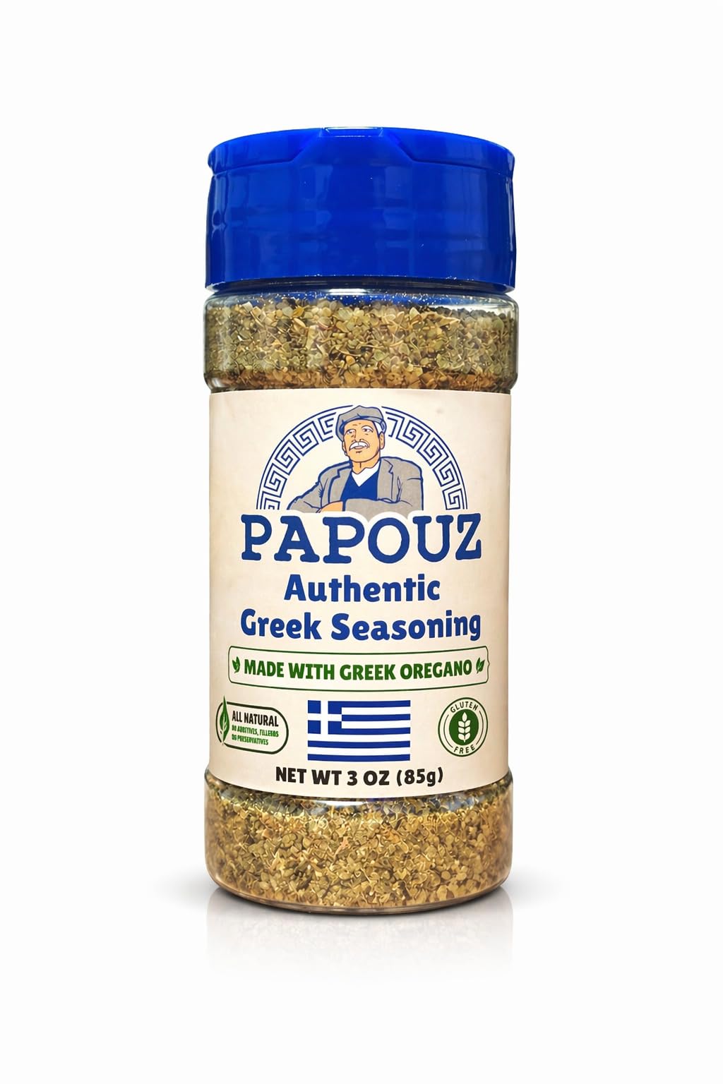 Papouz Greek Seasoning All-Purpose Mediterranean Seasoning & Rub - Spice Mix for Chicken, Potatoes, Beef, Lamb, Pork, Fish, Gyros, Souvlaki, Pizza