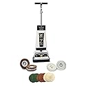 Koblenz P-2600A Carpet Shampooer Machine, 12 in Floor Polisher, Electric Floor Scrubber, 144 oz Tank, Twin Brushes, Scrubbing and Polishing Pads