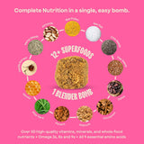 The Bomb Co. Blender Bomb, The OG, Superfood Smoothie Mix with Chia Seeds, Hemp Seeds, Flax Seeds, Sea Salt, & Amino Acids for Gut Health, Gluten