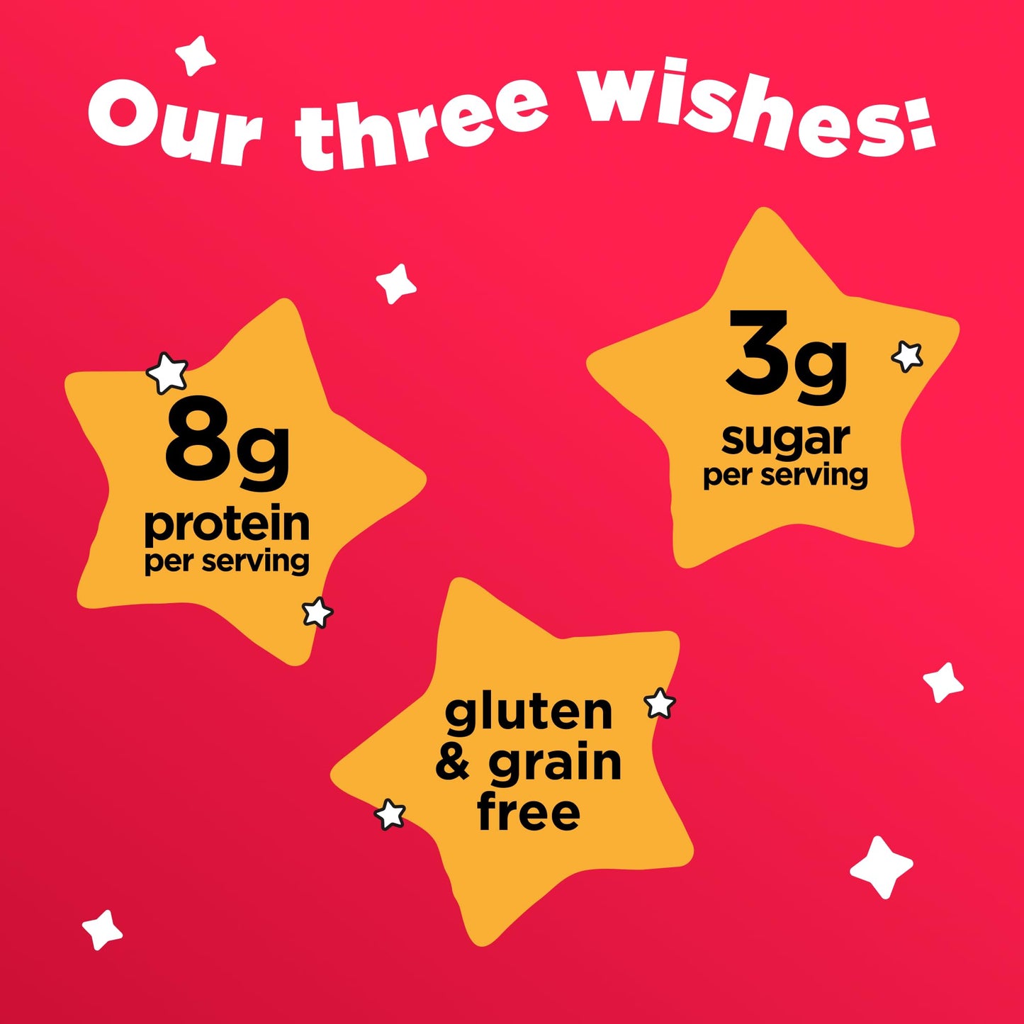 Three Wishes Grain-Free Protein Breakfast Cereal - 8g Protein and 3g Fiber - Healthy, Low-Sugar Breakfast Cereal, Gluten Free, Vegan-Friendly, Non-GMO
