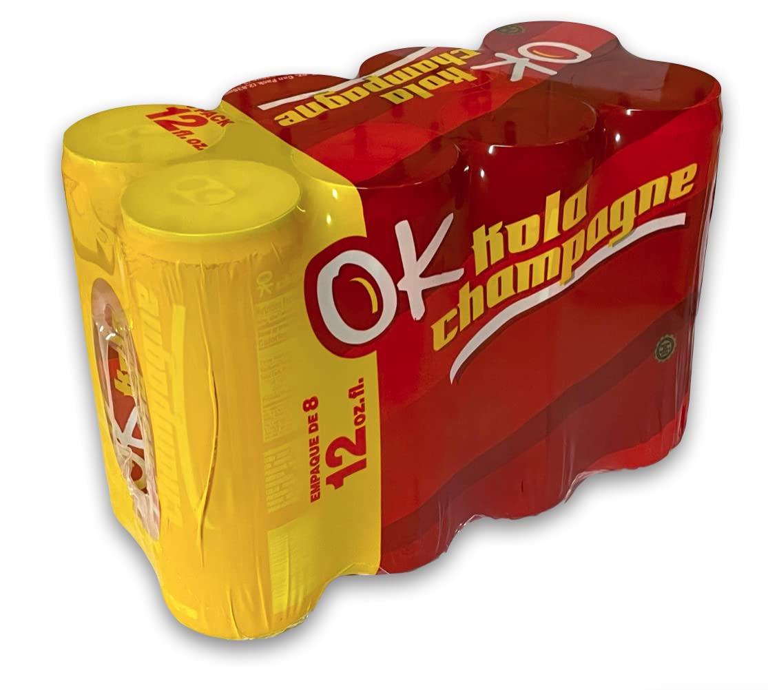 Ok Kola Champagne - Puerto Rico Soda (8 Pack)