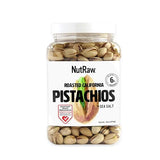 Nutrawbar Pistachios in Shell, Roasted and Sea Salt, 1 Pound