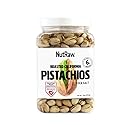 Nutrawbar Pistachios in Shell, Roasted and Sea Salt, 1 Pound