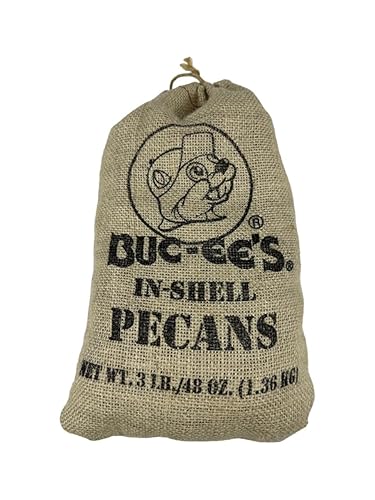 Buc-ee's Organic Pecans - Candied Pecans, Roasted, Salted, Glazed & Chocolate-Covered | Variety of Flavors | Whole & Halves | Non-GMO Snacks