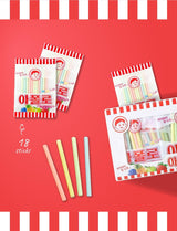 Korean Snack Apollo Straw Candy (10g x 18 packs) - Assorted Flavor Korean Snack Old School Childhood
