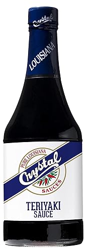Crystal Louisiana's Teriyaki Sauce, 12 Ounce, Savory Flavor for Poultry, Shellfish, Beef, Great for Grilling, Baking or Smoking