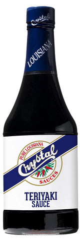 Crystal Louisiana's Teriyaki Sauce, 12 Ounce, Savory Flavor for Poultry, Shellfish, Beef, Great for Grilling, Baking or Smoking