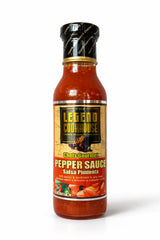 Legend Cookhouse Chefs Gourmet Pepper Sauce | Caribbean Habanero Hot Sauce | Tangy Island Style Pepper Sauce for Seafood, Wings, BBQ and Marinades | 8