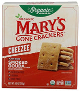 Marys Gone Crackers Organic Smoked Gouda Cheezee Crackers, 4 OZ