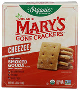 Marys Gone Crackers Organic Smoked Gouda Cheezee Crackers, 4 OZ
