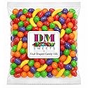 Fresh Assorted Orange Banana Strawberry Grape Green Apple Sweet Hard Crunchy Candy - 1.5 lbs Bulk Bag of Retro Sweets